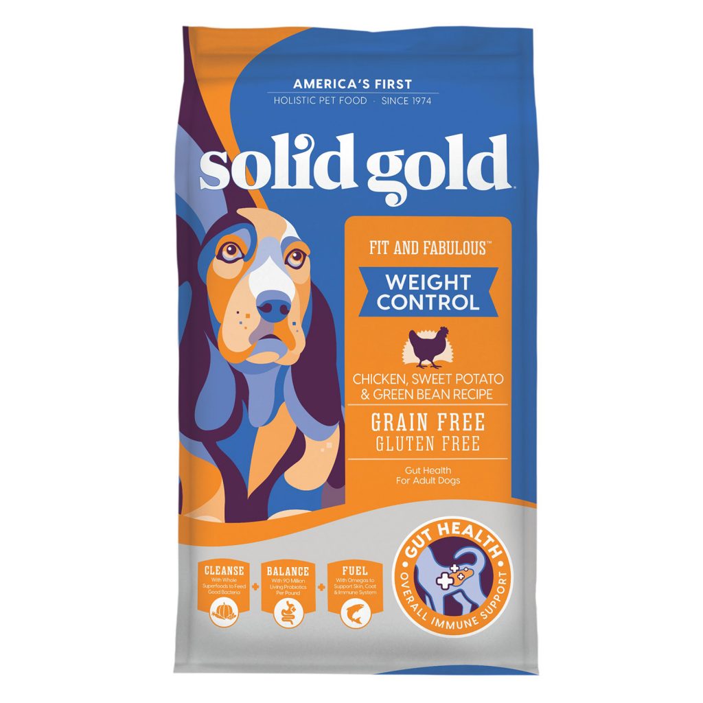 Solid Gold Fit and Fabulous Weight Control Chicken, Sweet Potato & Green Bean Recipe Dry Dog Food