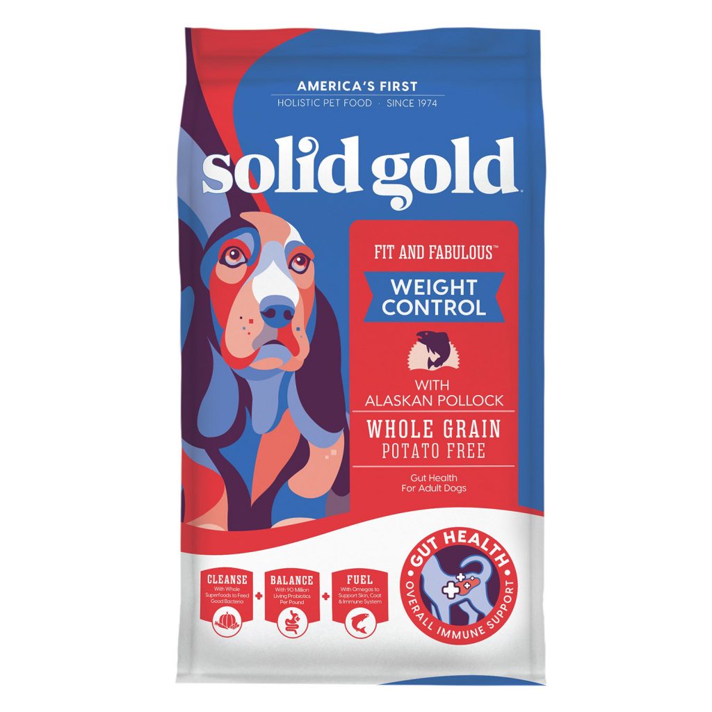 Solid Gold Fit and Fabulous Weight Control with Alaskan Pollock Dry Dog Food