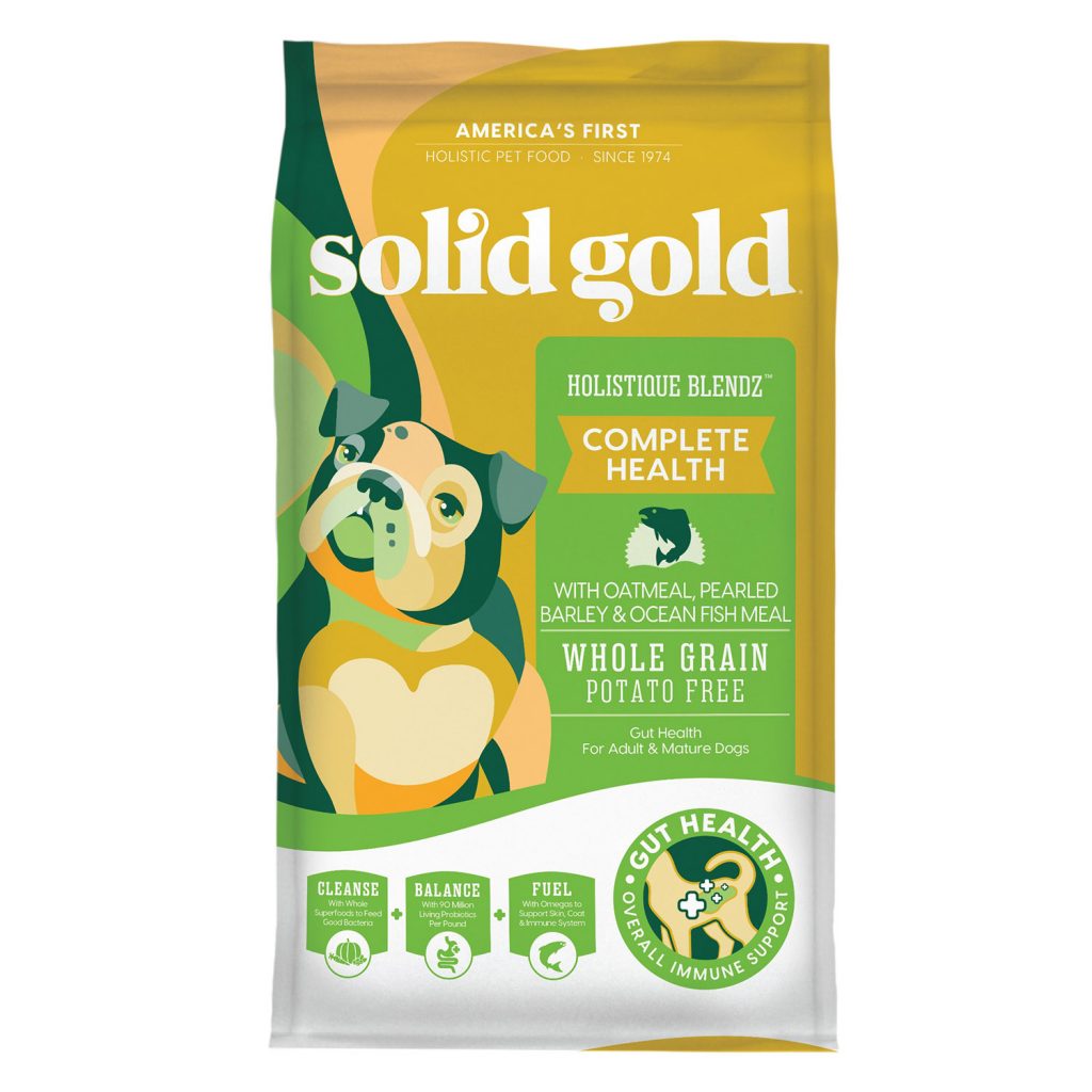 Solid Gold Holistique Blendz Complete Health with Oatmeal, Pearled Barley & Ocean Fish Meal Dry Dog Food
