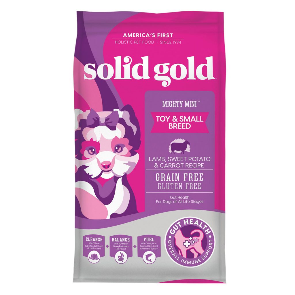 Solid Gold Mighty Mini Toy & Small Breed Lamb, Sweet Potato & Carrot Recipe Dry Dog Food