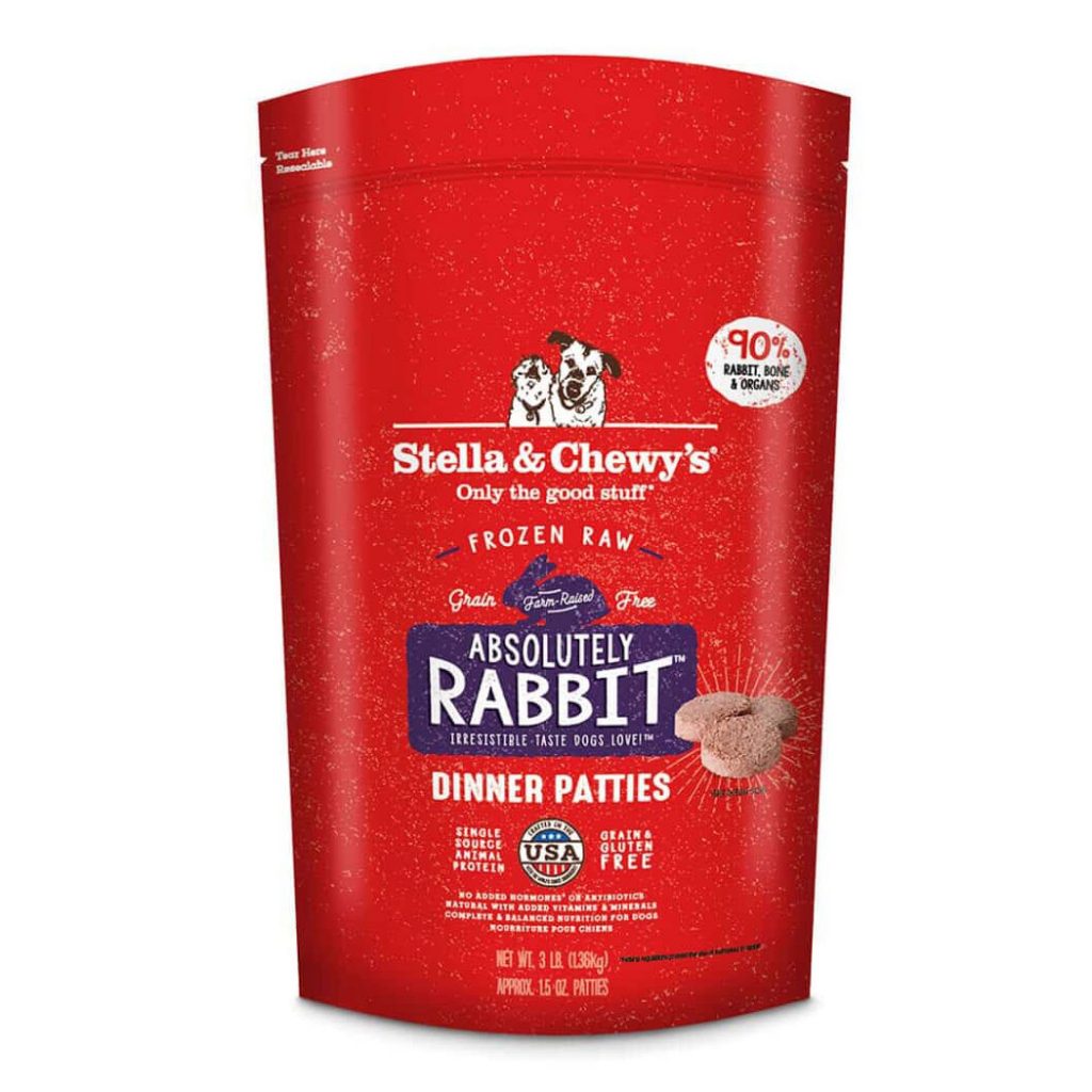Stella & Chewy’s Absolutely Rabbit Frozen Raw Dinner Patties Frozen Dog Food