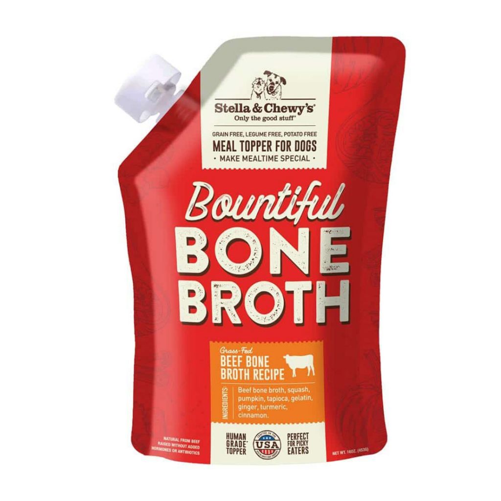 Stella & Chewy’s Bountiful Bone Broth Grass-Fed Beef Recipe Dog Food Topper