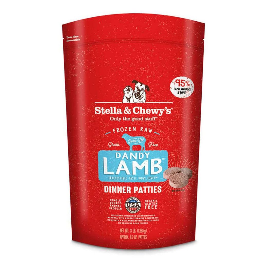 Stella & Chewy’s Dandy Lamb Frozen Raw Dinner Patties Frozen Dog Food
