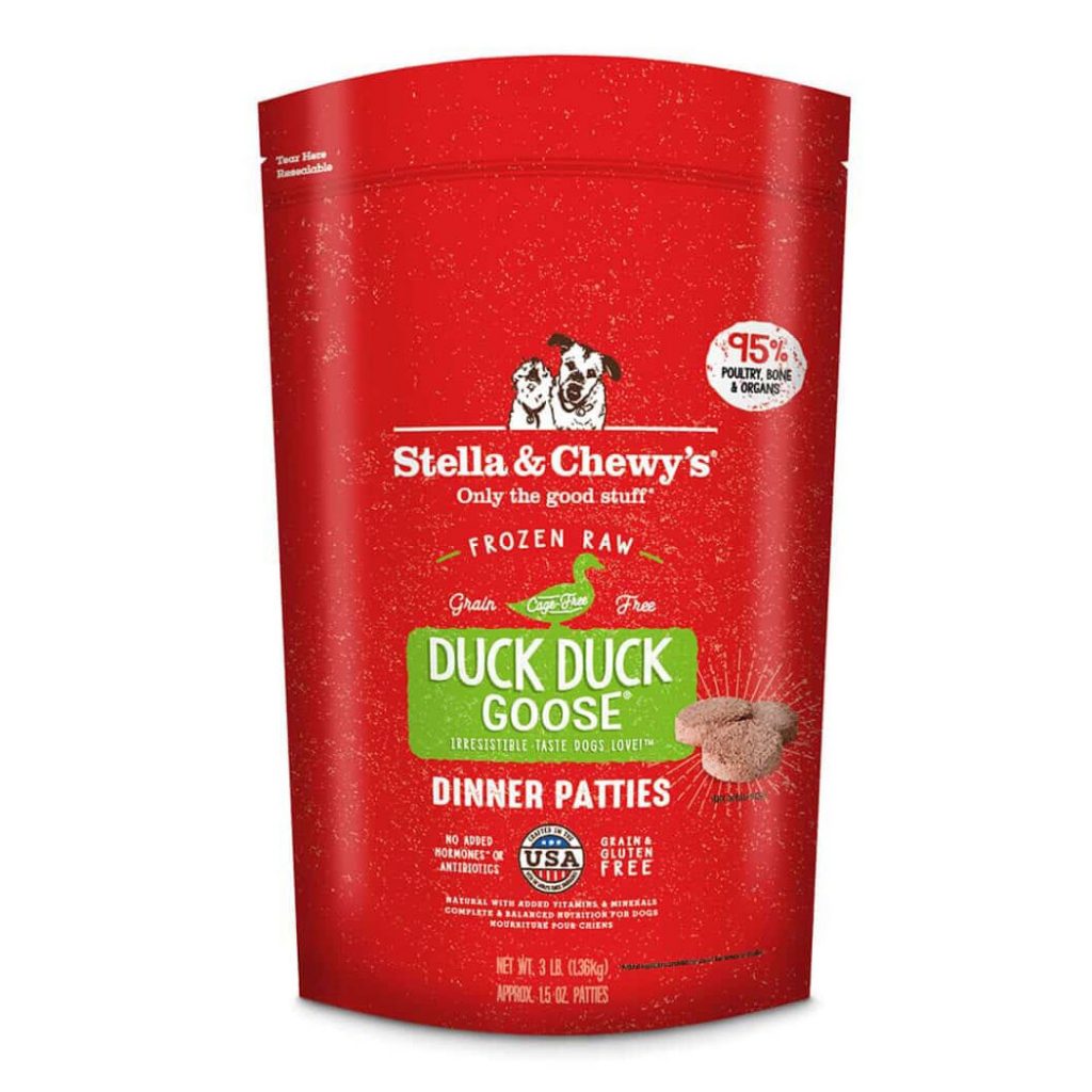 Stella & Chewy’s Duck Duck Goose Frozen Raw Dinner Patties Frozen Dog Food