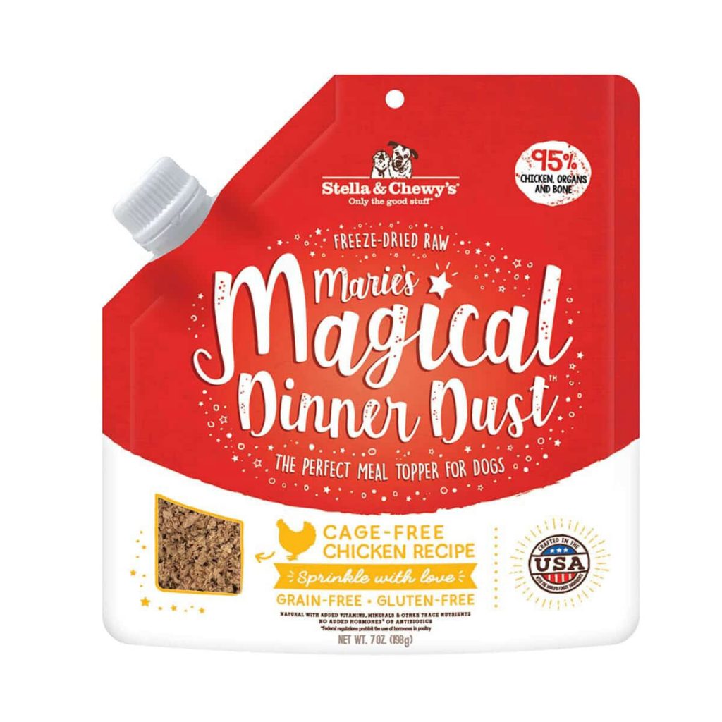 Stella & Chewy’s Marie’s Magical Dinner Dust Cage-Free Chicken Recipe Freeze-Dried Raw Dog Food Topper