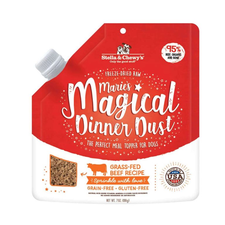 Stella & Chewy’s Marie’s Magical Dinner Dust Grass-Fed Beef Recipe Freeze-Dried Raw Dog Food Topper