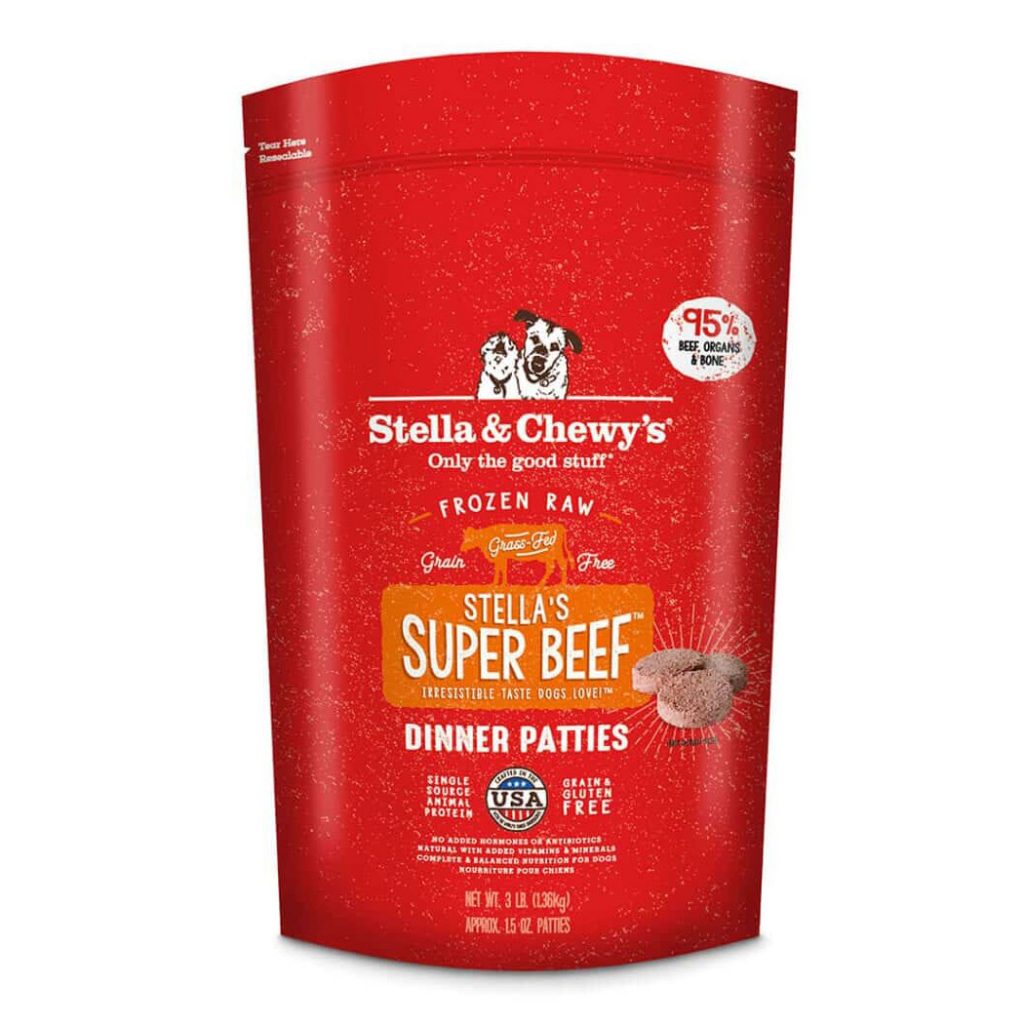 Stella & Chewy’s Stella’s Super Beef Frozen Raw Dinner Patties Frozen Dog Food