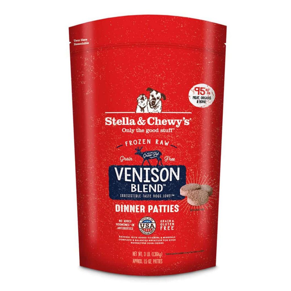 Stella & Chewy’s Venison Blend Frozen Raw Dinner Patties Frozen Dog Food