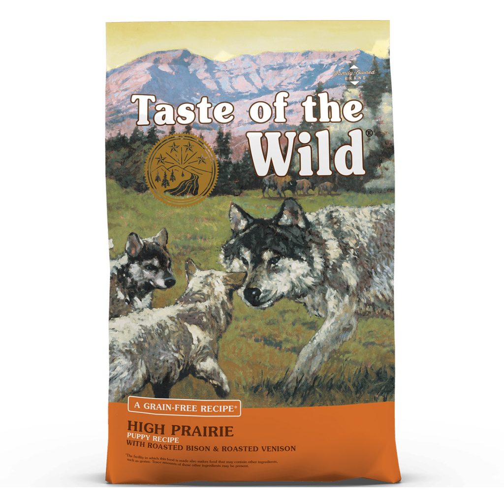 Taste of the Wild High Prairie Puppy Recipe with Roasted Bison & Roasted Venison Dry Dog Food
