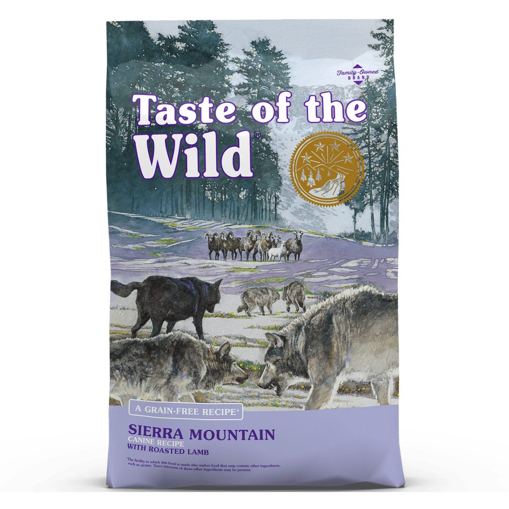 Taste of the Wild Sierra Mountain Canine Recipe with Roasted Lamb Dry Dog Food