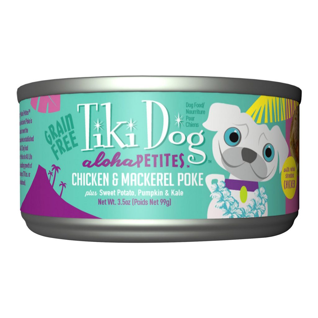 Tiki Dog Aloha Petites Chicken & Mackerel Poke Canned Dog Food Review