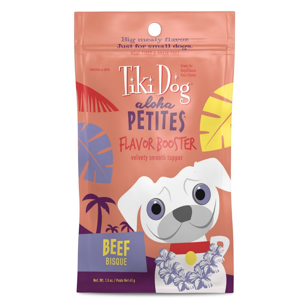Tiki Dog Aloha Petites Flavor Booster Beef Bisque Dog Food Topper