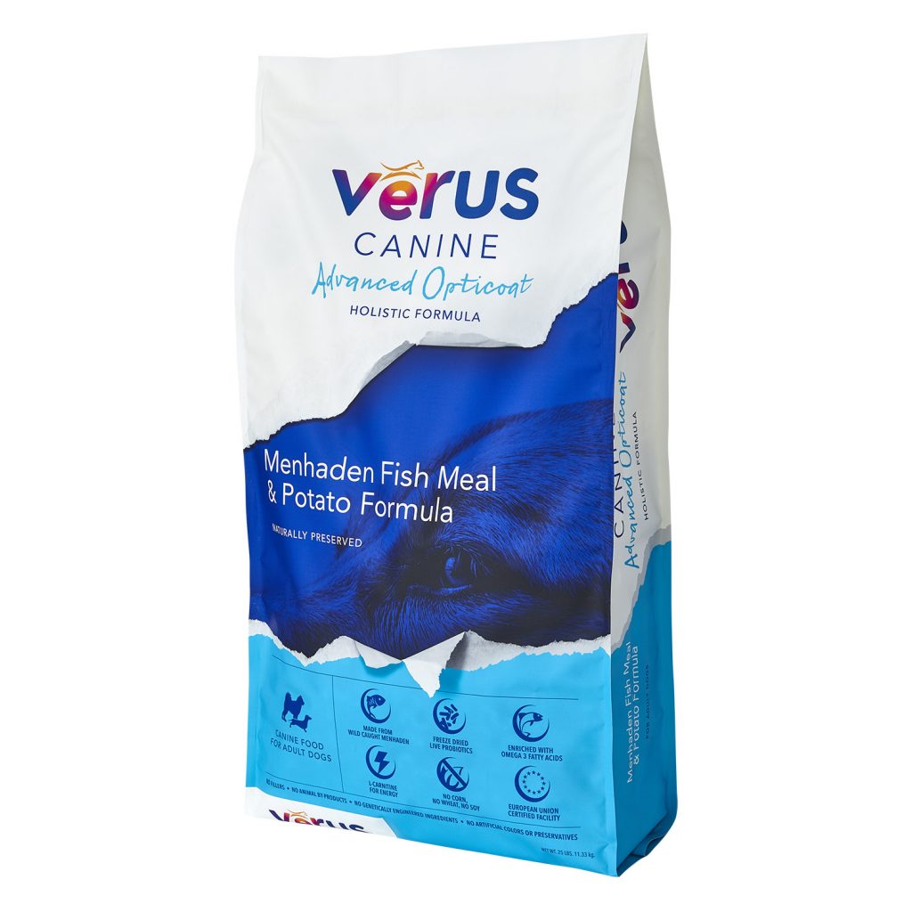 Verus Advanced Opticoat Menhaden Fish Meal and Potato Formula Dry Dog