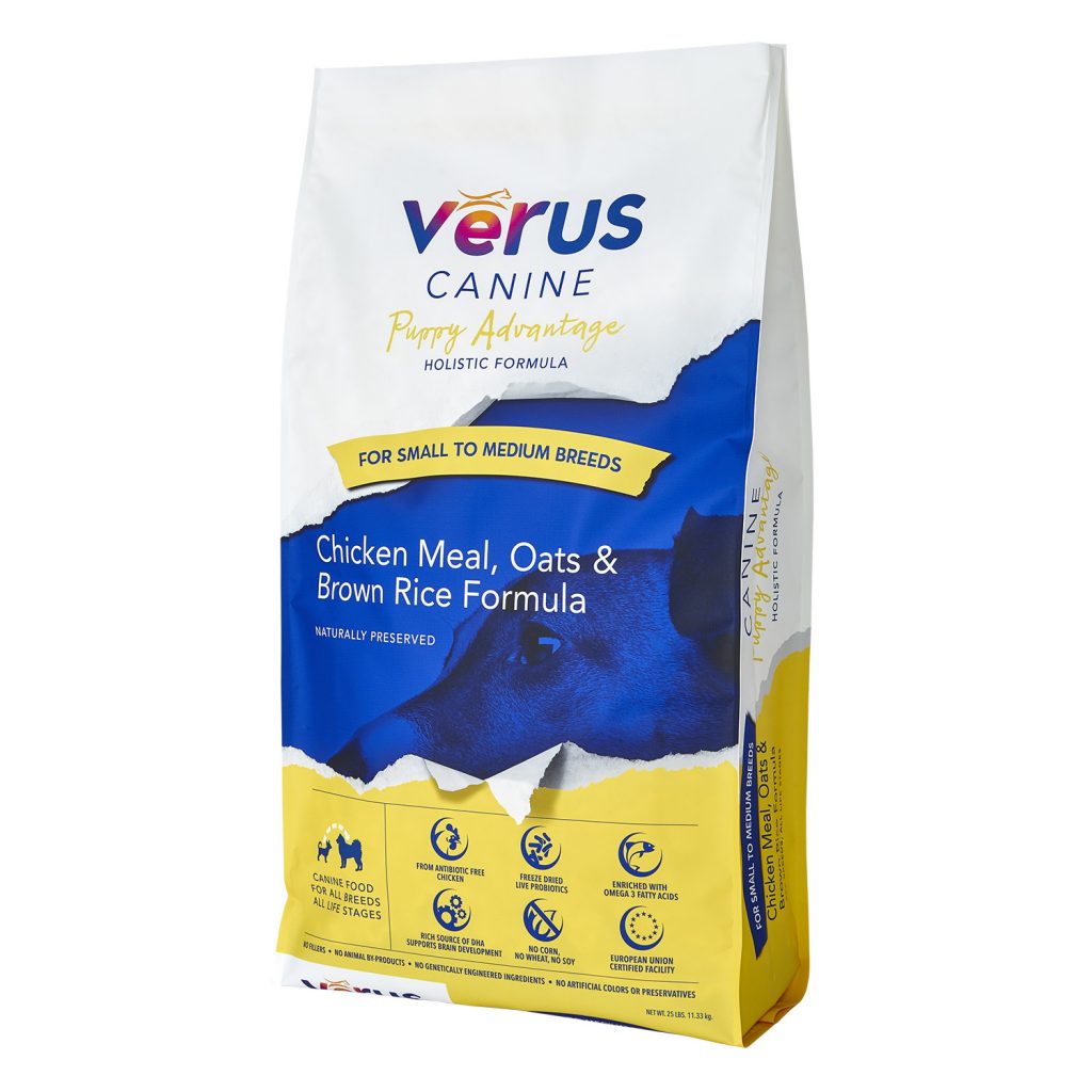 Verus Puppy Advantage Chicken Meal, Oats & Brown Rice Formula Dry Dog Food