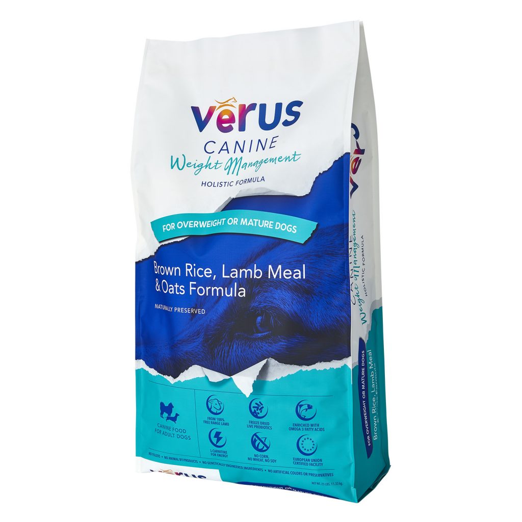 Verus Weight Management Brown Rice, Lamb Meal & Oats Formula Dry Dog Food