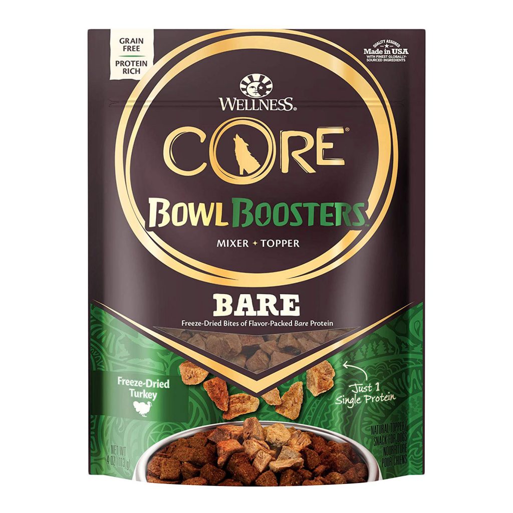 Wellness Core Bowl Boosters Bare 100% Turkey Dog Food Mixer or Topper