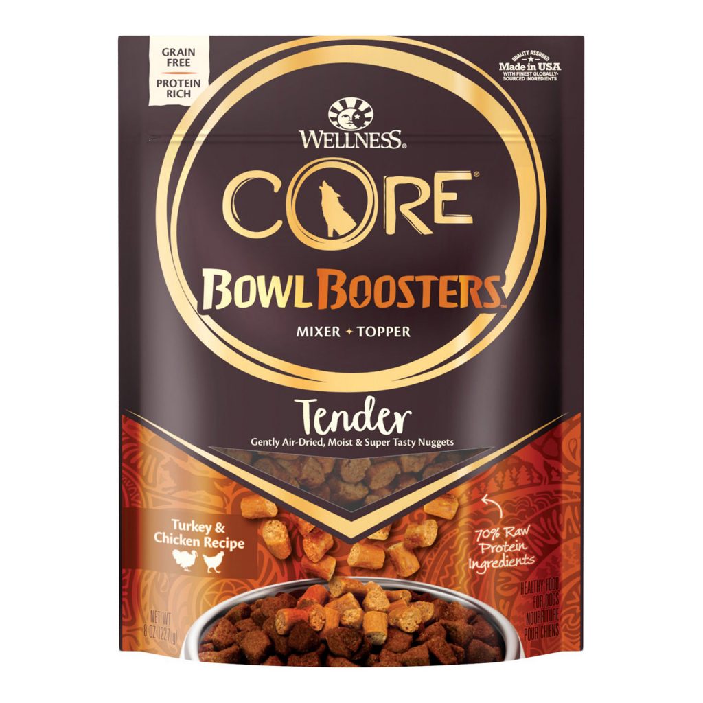 Wellness Core Bowl Boosters Tender Turkey & Chicken Dog Food Mixer or Topper