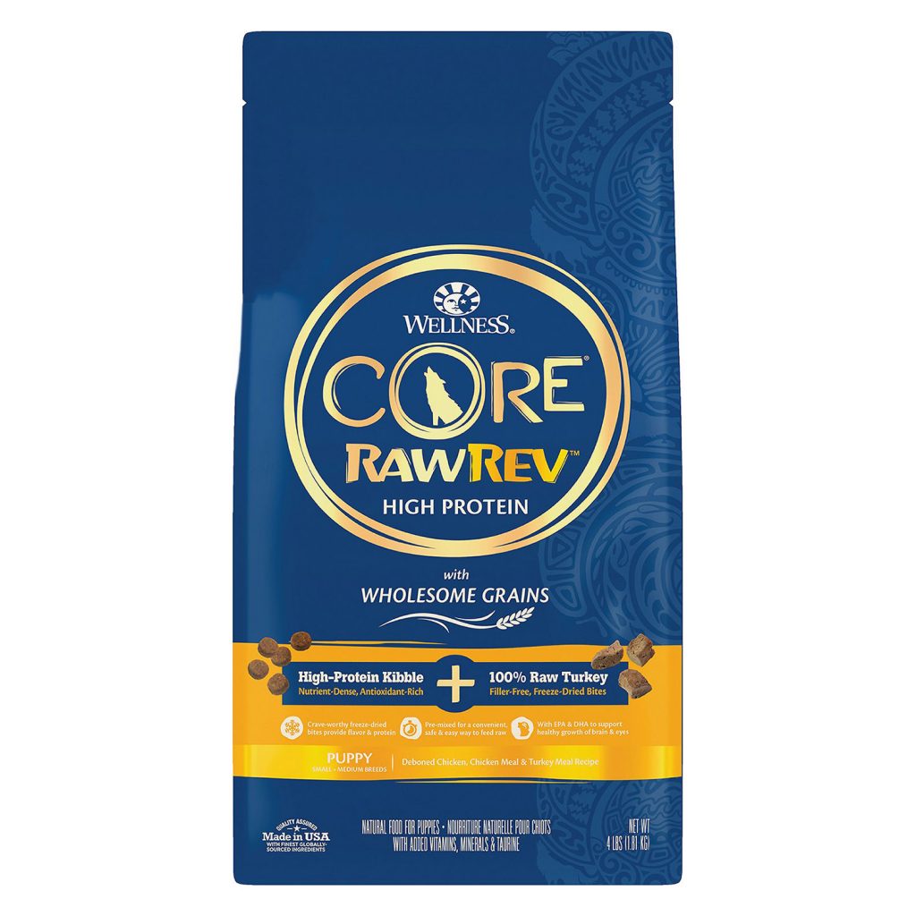 Wellness Core RawRev Wholesome Grains Puppy Food Formula + 100% Raw Turkey Dry Dog Food