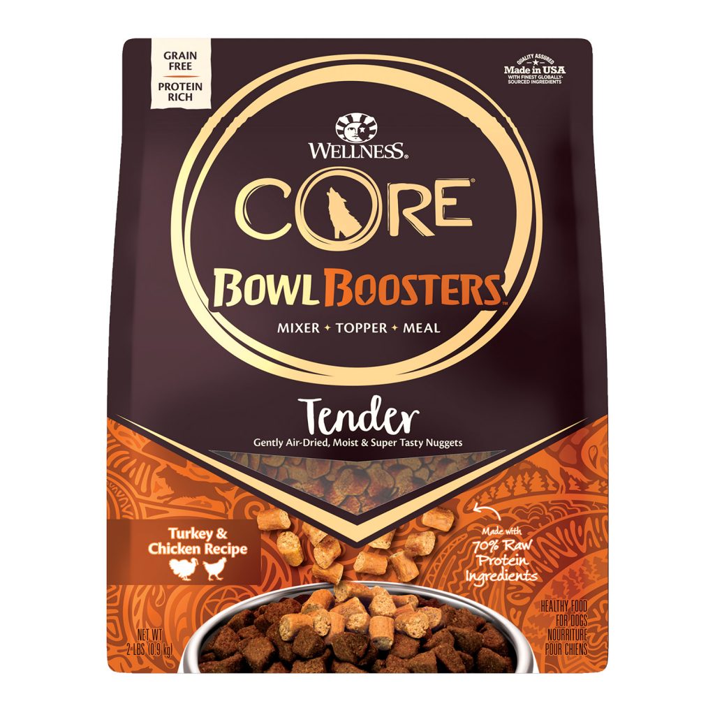 Wellness Core Tender Bites Original Turkey & Chicken Recipe Air-Dried Dog Food Topper