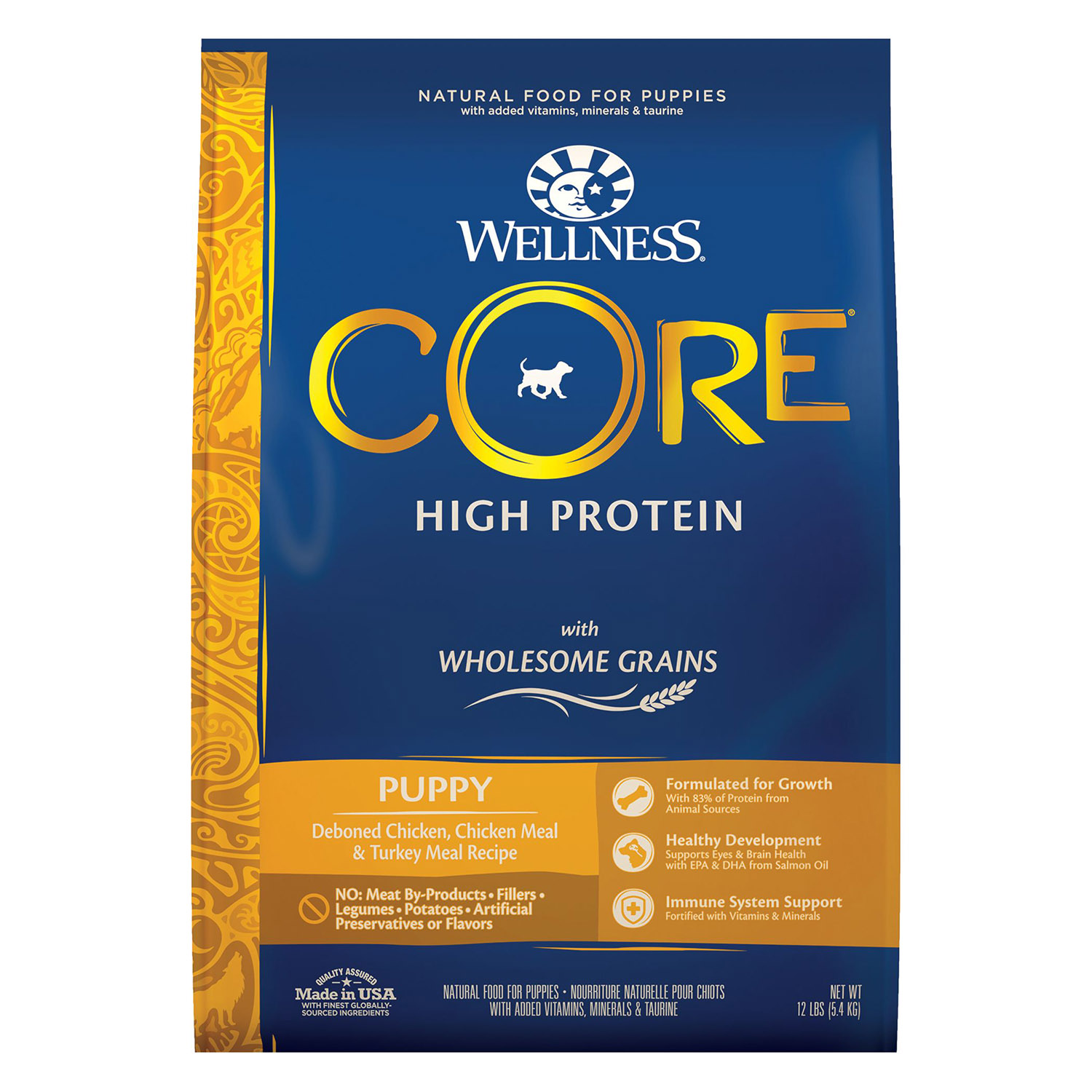 Wellness Core Wholesome Grains Original Small Breed Dry Dog Food - In ...