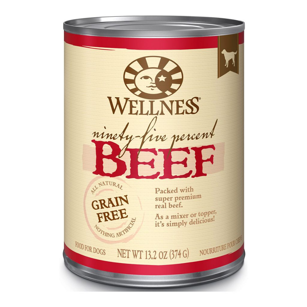 Wellness Ninety-Five Percent Beef Dog Food Mixer or Topper