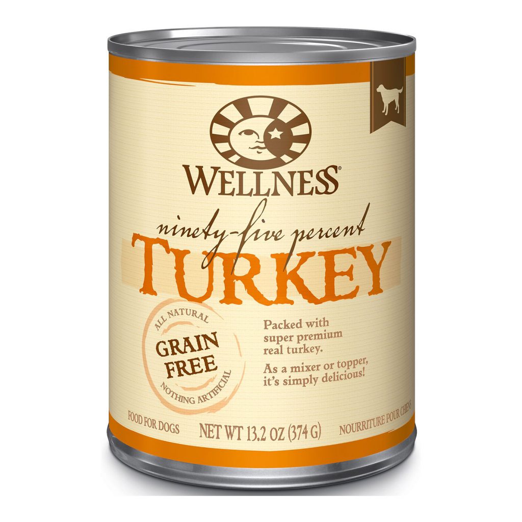 Wellness Ninety-Five Percent Turkey Dog Food Mixer or Topper