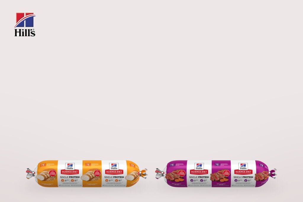 Hill's dog food packagings