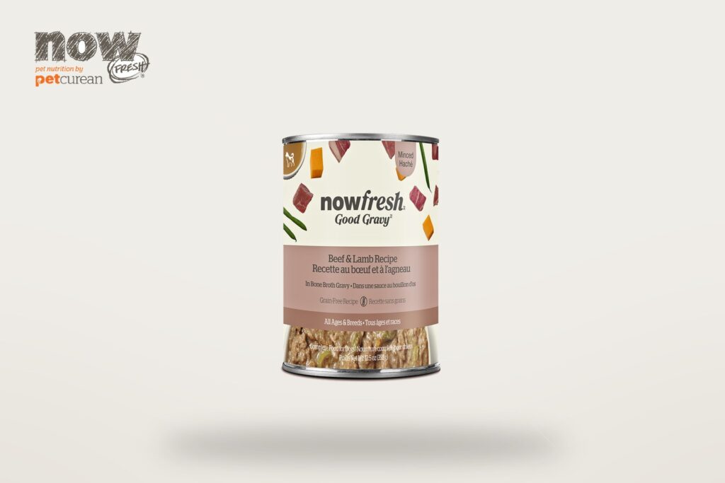 Now Fresh dog food packaging