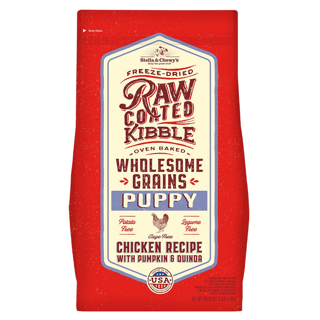Stella & Chewy’s Raw Coated Wholesome Grains Chicken Pumpkin & Quinoa Puppy Dry Dog Food