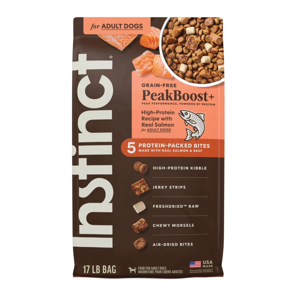 Instinct Raw Boost PeakBoost+ Kibble Real Salmon Recipe Dry Dog Food