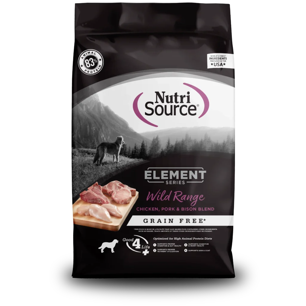 NutriSource Element Series Grain Free Wild Range Recipe Dry Dog Food