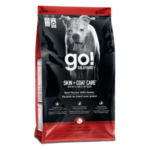Go! Solutions Skin + Coat Care Beef with Grains Dry Dog Food