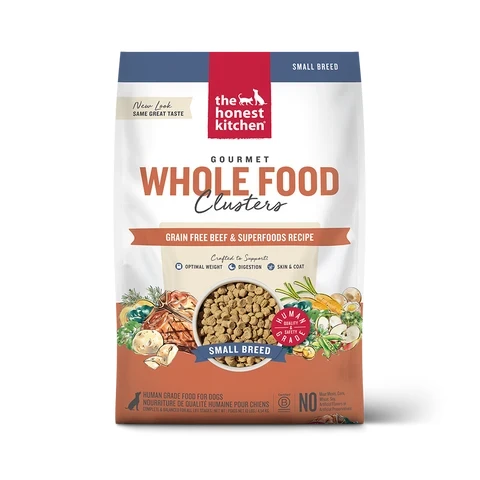 The Honest Kitchen Grain Free Beef Whole Food Clusters for Small Breeds Dry Dog Food