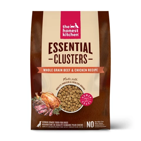 The Honest Kitchen Whole Grain Beef & Chicken Essential Clusters Dry Dog Food
