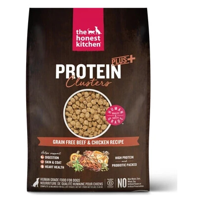 The Honest Kitchen Whole Food Clusters Grain Free Beef & Chicken Protein Plus Clusters Dry Dog Food