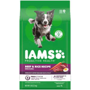 Iams Proactive Health Adult Beef AND Rice Dry Dog Food