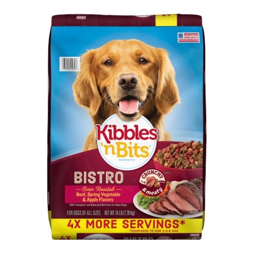 Kibbles n Bits Bistro Kibbles ‘n Bits : Roasted Beef, Vegetable & Apple Dry Dog Food