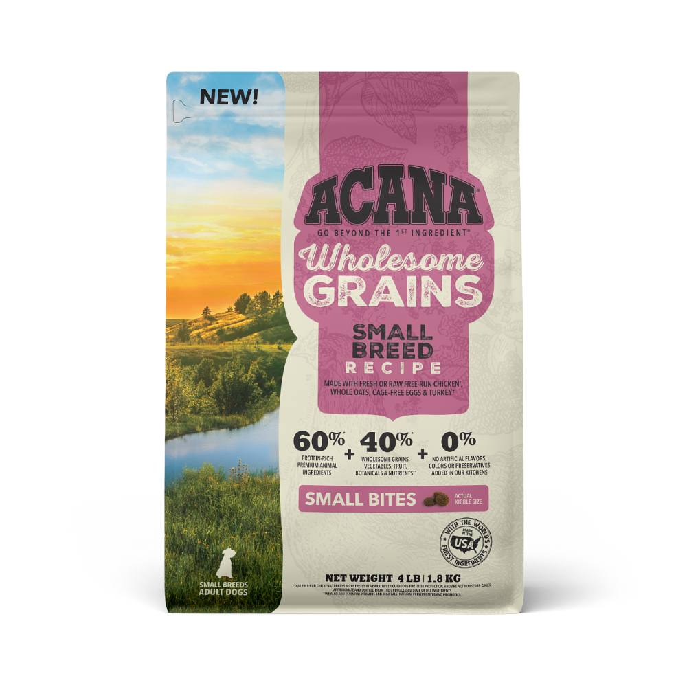 Acana Wholesome Grains, Small Breed Recipe Dry Dog Food