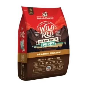 Stella & Chewy’s Wild Red Grain Free Puppy Food: Whole Prey Prairie Poultry Recipe, Raw Coated Dry Dog Food