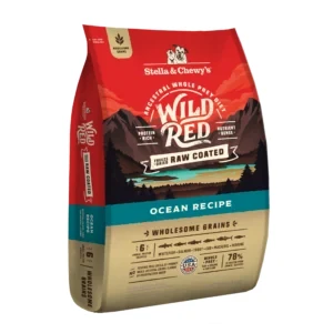 Stella & Chewy’s Wild Red : Whole Prey Ocean Fish Recipe, Raw Coated Kibble – Protein Rich Poultry Free with Grain Dry Dog Food