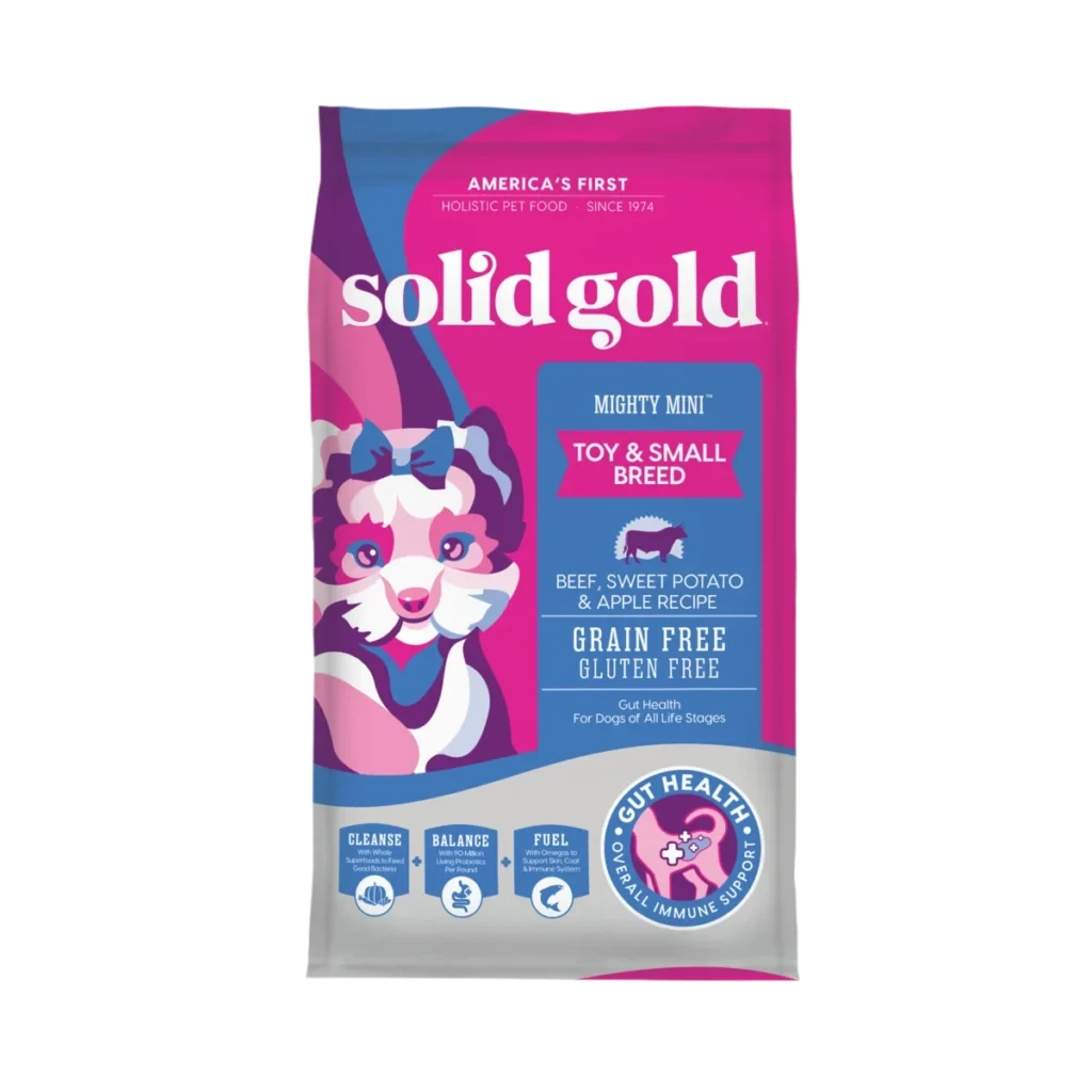 Solid Gold Mighty Mini Beef Dry Food for Toy & Small Dogs Dry Dog Food