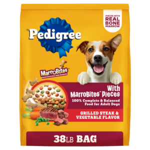 Pedigree with MarroBites Adult , Grilled Steak and Vegetable Dry Dog Food