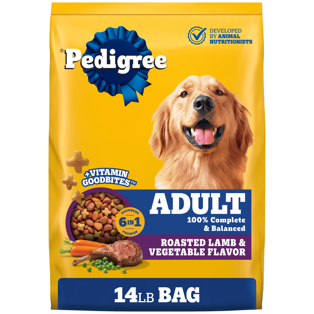 Pedigree Adult , Roasted Lamb & Vegetable Dry Dog Food