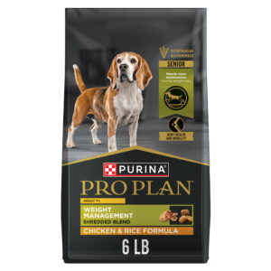 Purina Pro Plan Senior Weight Management Shredded Blend Chicken Rice Dry Dog Food