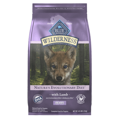 Blue Wilderness Puppy Chicken-Free Lamb Recipe Dry Dog Food
