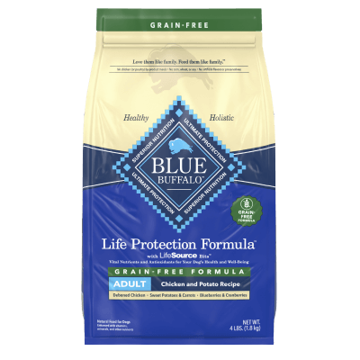 Blue Life Protection Formula Adult Dog Grain-Free Chicken Recipe Dry Dog Food