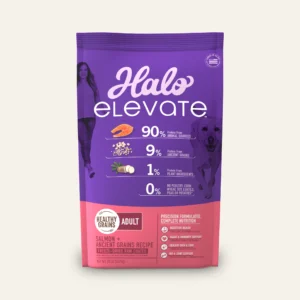Halo Elevate Healthy Grains Salmon Recipe Adult Dry Dog Food