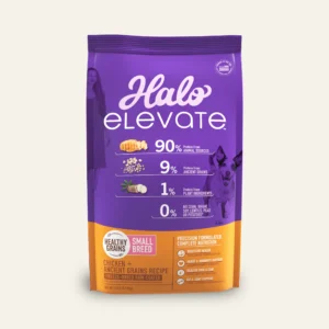 Halo Elevate Healthy Grains Chicken Recipe Small Breed Dry Dog Food