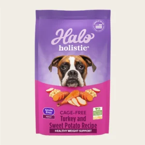 Halo Holistic Healthy Weight Support Grain Free Cage-Free Turkey & Sweet Po Dry Dog Food