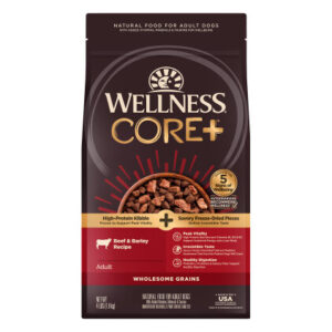 Wellness Core+ Beef & Barley Recipe Dry Dog Food